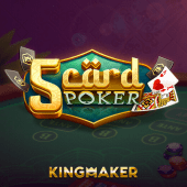 5 Card Poker table cover